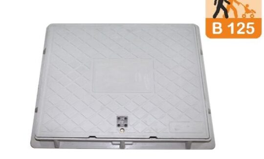 Kompozit Rögar Kapağı B125 Telekom Tipi 800mm 600mm